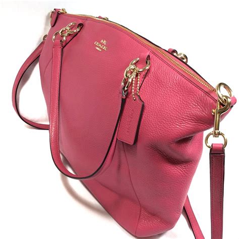 bolsa coach rosa original